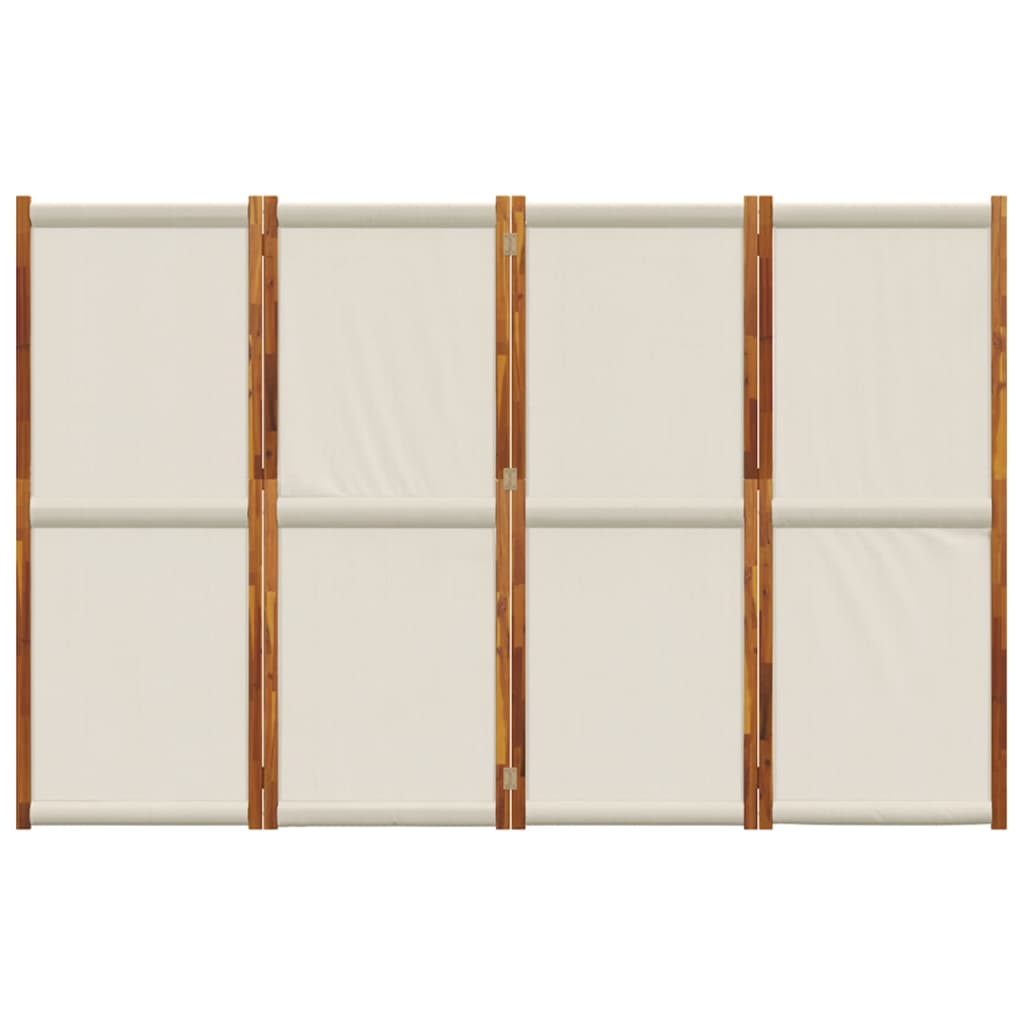 vidaXL Parawan 4-panelowy, jasnoszary, 280x180 cm