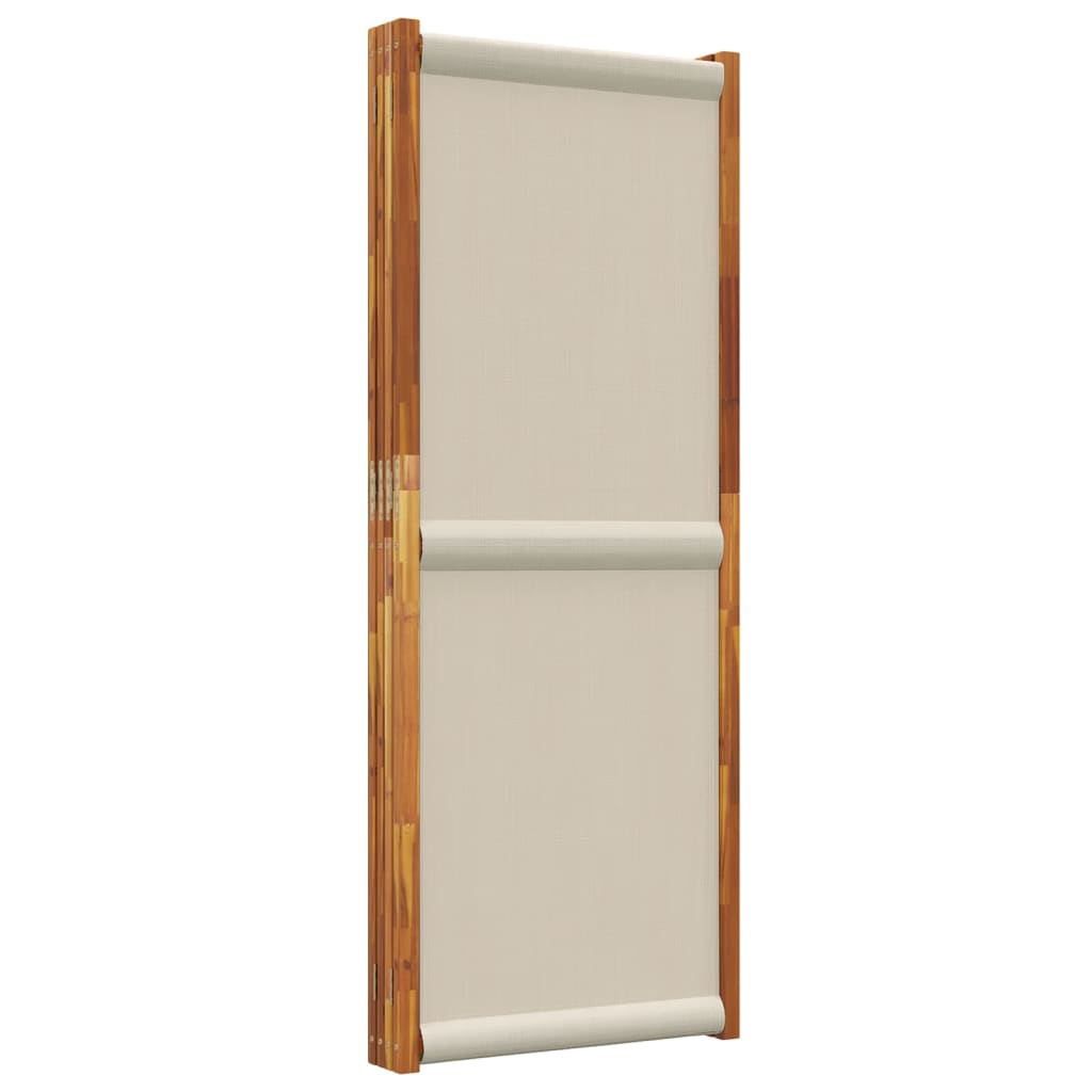 vidaXL Parawan 4-panelowy, jasnoszary, 280x180 cm