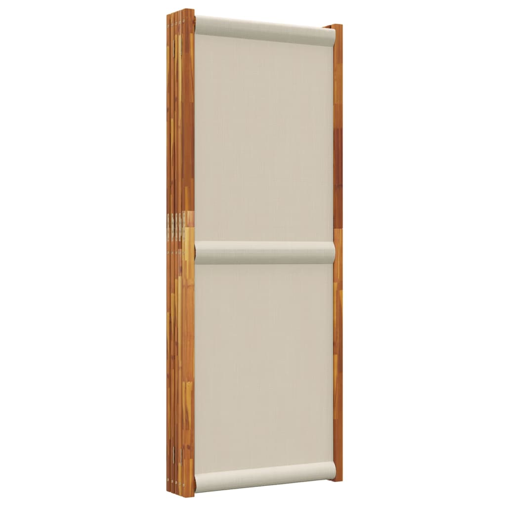 vidaXL Parawan 5-panelowy, jasnoszary, 350x180 cm