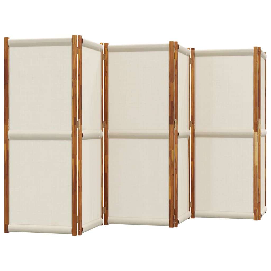 vidaXL Parawan 6-panelowy, jasnoszary, 420x180 cm