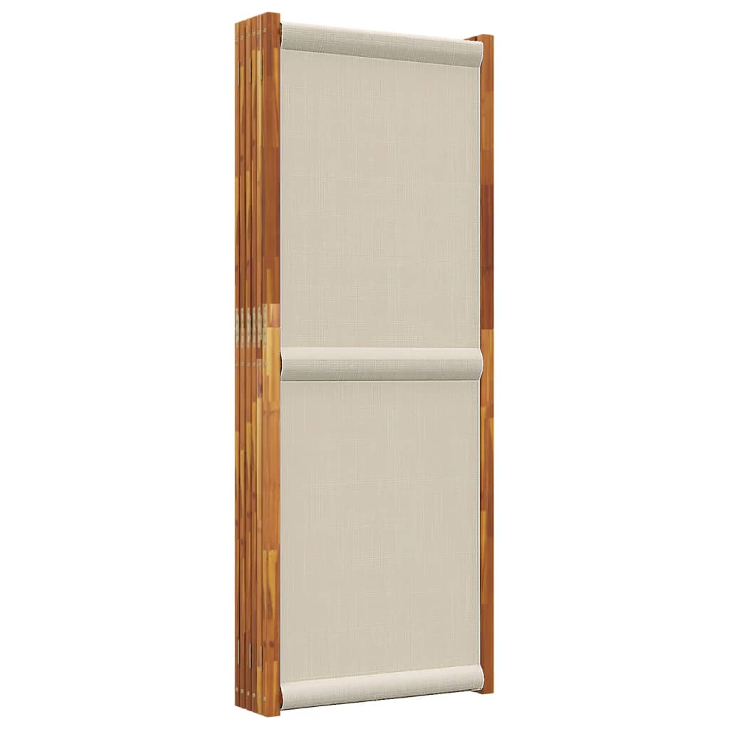 vidaXL Parawan 6-panelowy, jasnoszary, 420x180 cm
