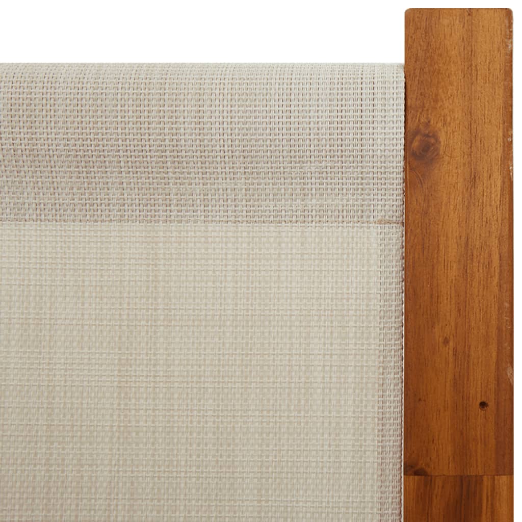 vidaXL Parawan 6-panelowy, jasnoszary, 420x180 cm