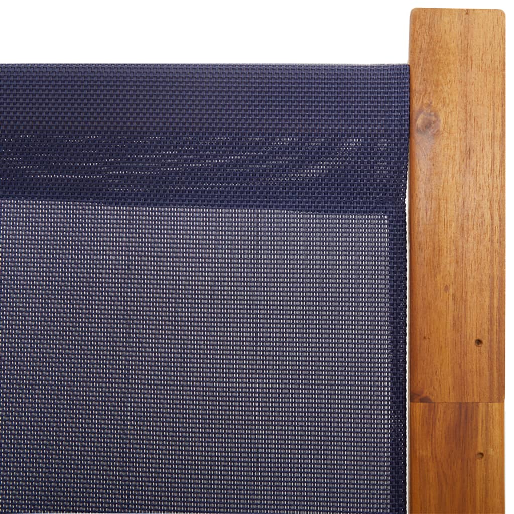 vidaXL Parawan 3-panelowy, ciemnoniebieski, 210x180 cm