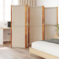 vidaXL Parawan 5-panelowy, taupe, 350x180 cm