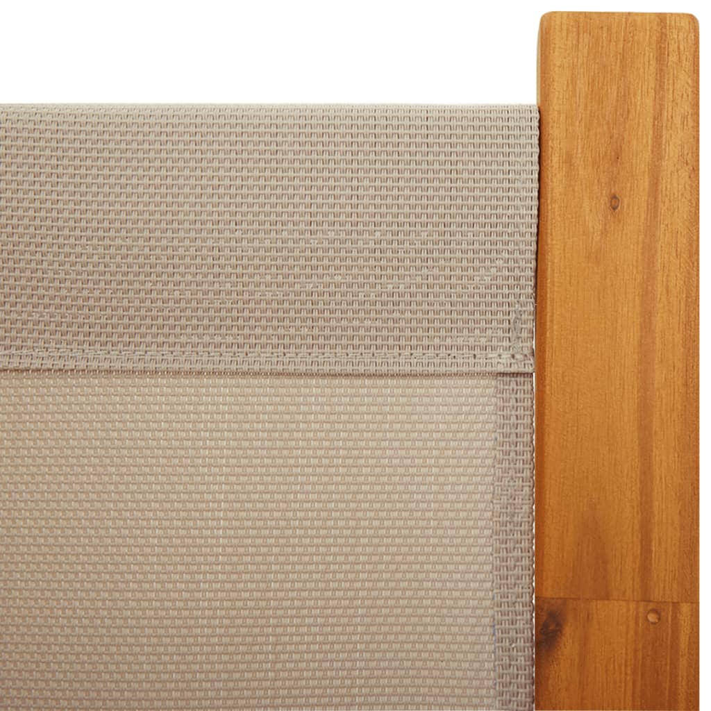 vidaXL Parawan 6-panelowy, taupe, 420x180 cm