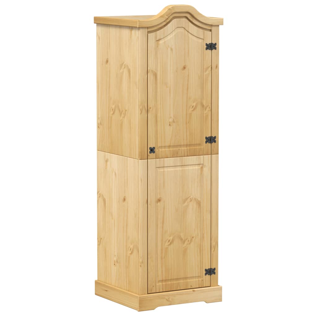 vidaXL Szafa Corona, 55x52x170 cm, lite drewno sosnowe