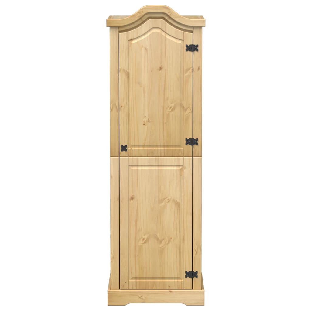 vidaXL Szafa Corona, 55x52x170 cm, lite drewno sosnowe