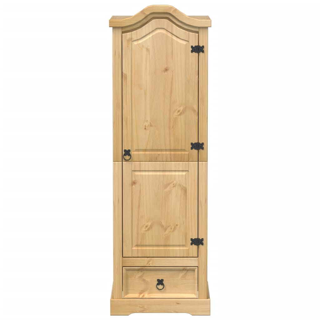 vidaXL Szafa Corona, 55x52x170 cm, lite drewno sosnowe