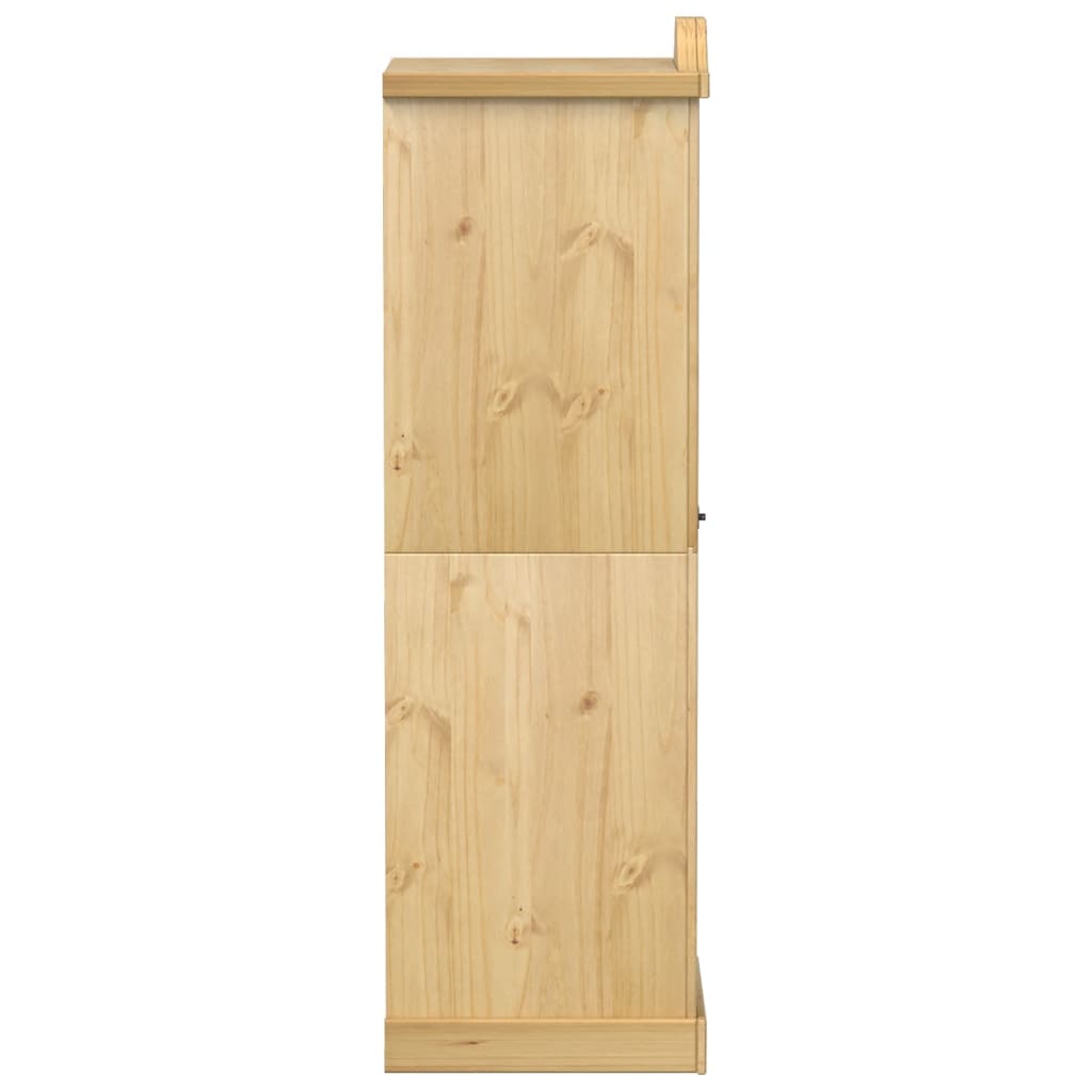 vidaXL Szafa Corona, 55x52x170 cm, lite drewno sosnowe