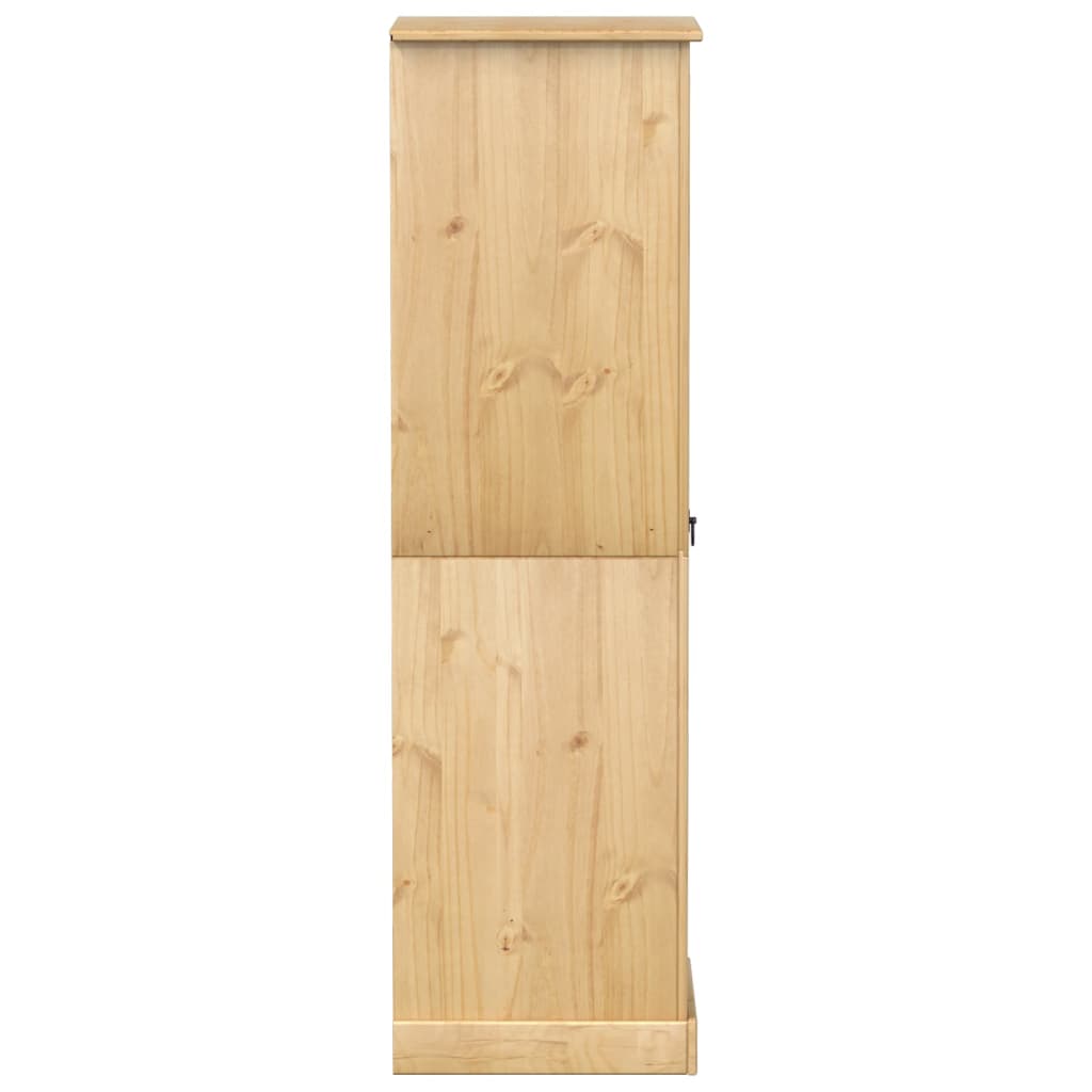 vidaXL Szafa Corona, 55x50x170 cm, lite drewno sosnowe