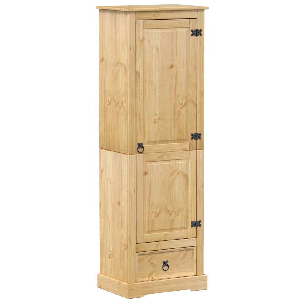 vidaXL Szafa Corona, 55x38x170 cm, lite drewno sosnowe