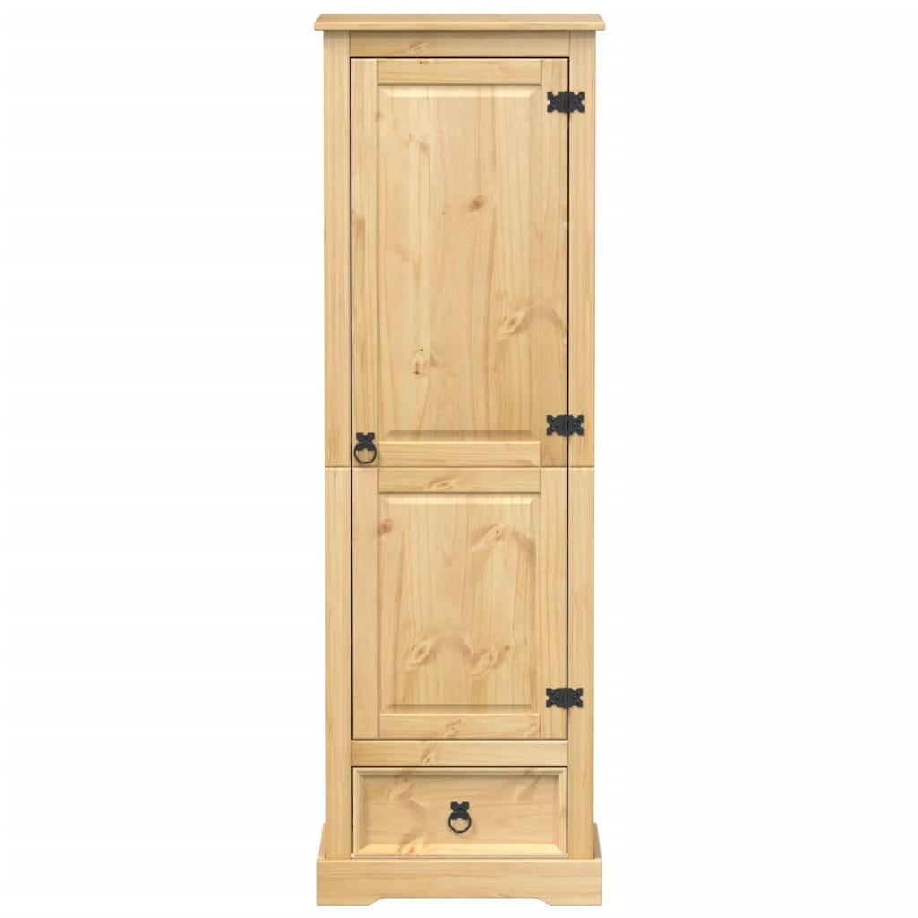 vidaXL Szafa Corona, 55x38x170 cm, lite drewno sosnowe