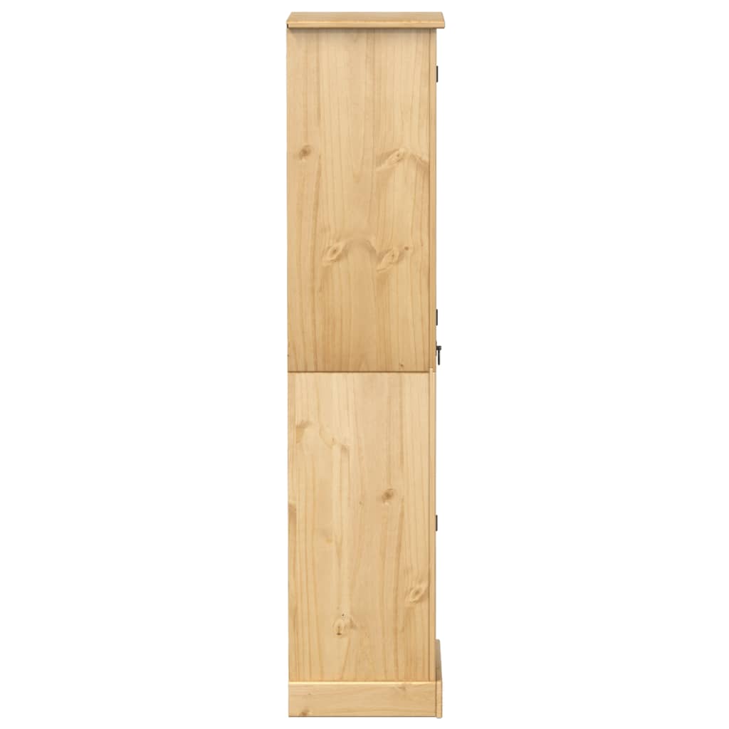 vidaXL Szafa Corona, 55x38x170 cm, lite drewno sosnowe
