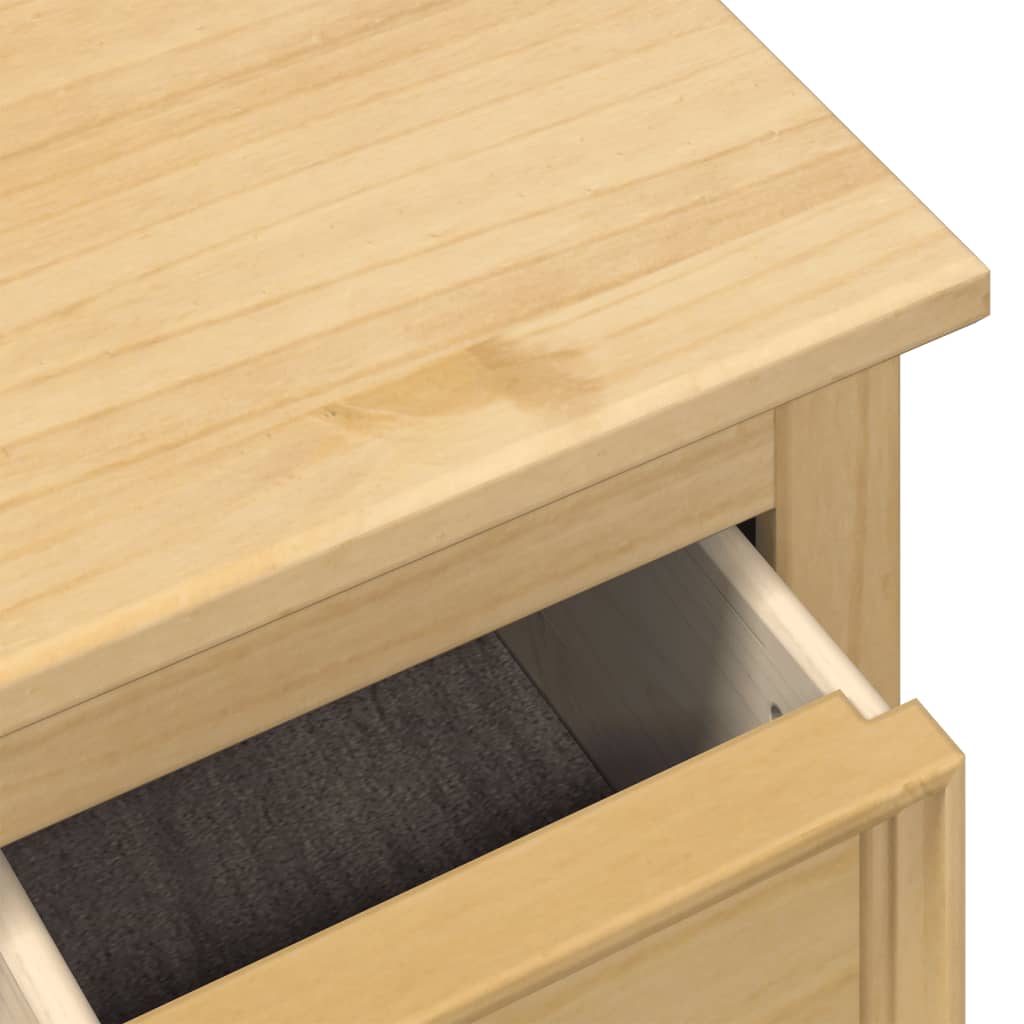 vidaXL Skrzynia Corona, 90x78x45 cm, lite drewno sosnowe