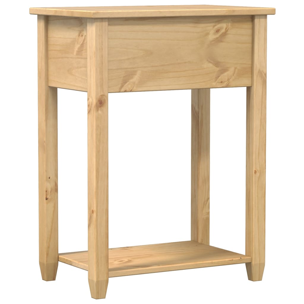 vidaXL Stolik konsolowy Corona, 55x35x73 cm, lite drewno sosnowe