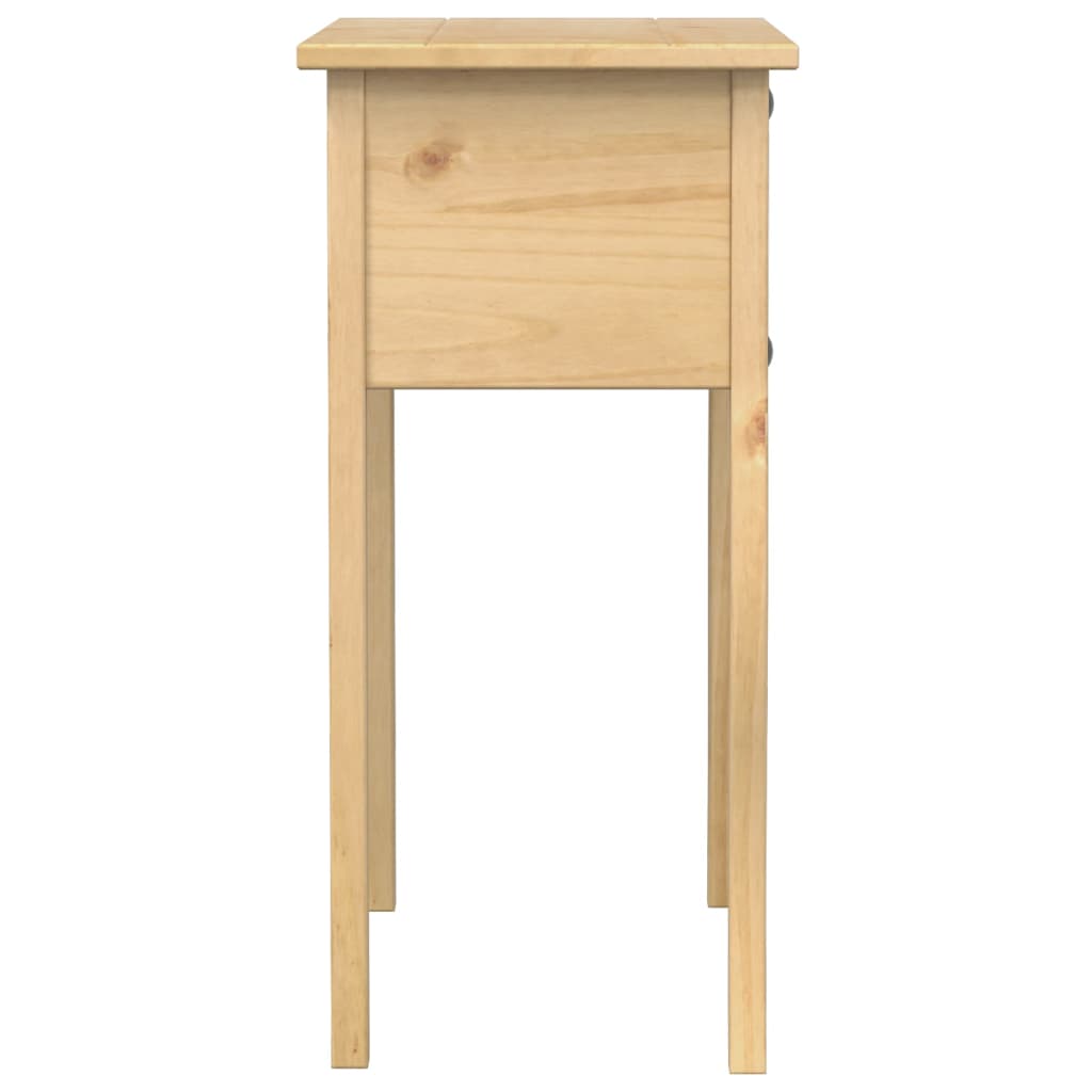 vidaXL Stolik konsolowy Corona, 73x35x73 cm, lite drewno sosnowe