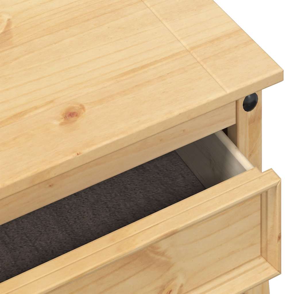 vidaXL Stolik konsolowy Corona, 73x35x73 cm, lite drewno sosnowe