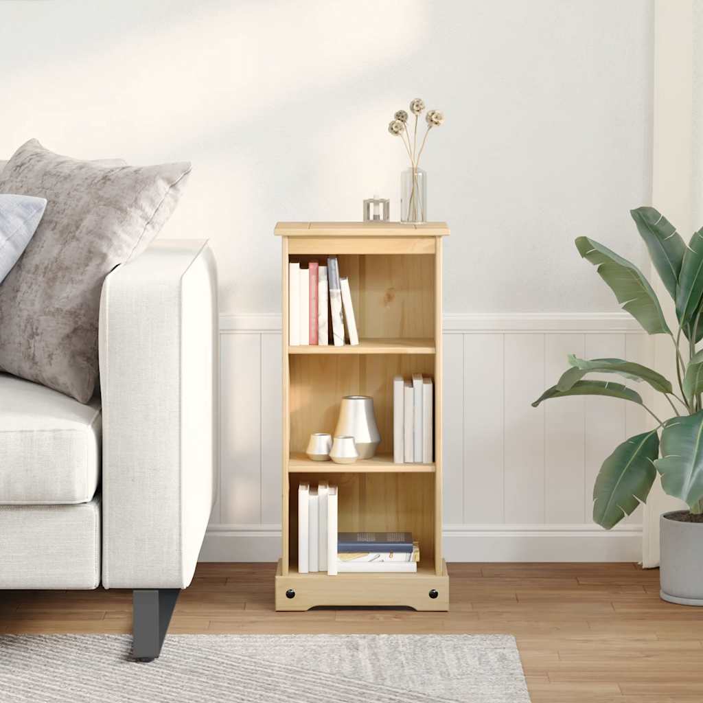 vidaXL Biblioteczka Corona, 46x29x100 cm, lite drewno sosnowe