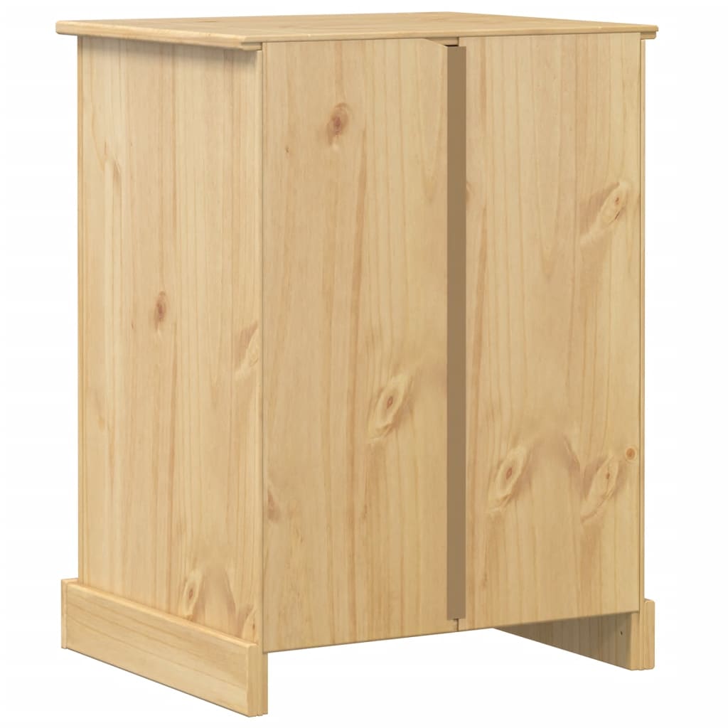 vidaXL Szafka multimedialna Corona, 60x50x82 cm, lite drewno sosnowe