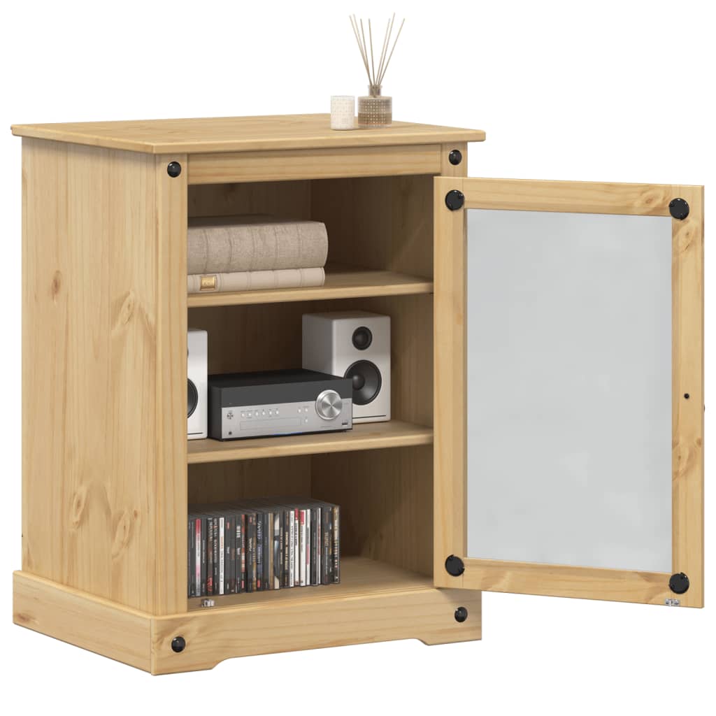 vidaXL Szafka multimedialna Corona, 60x50x82 cm, lite drewno sosnowe