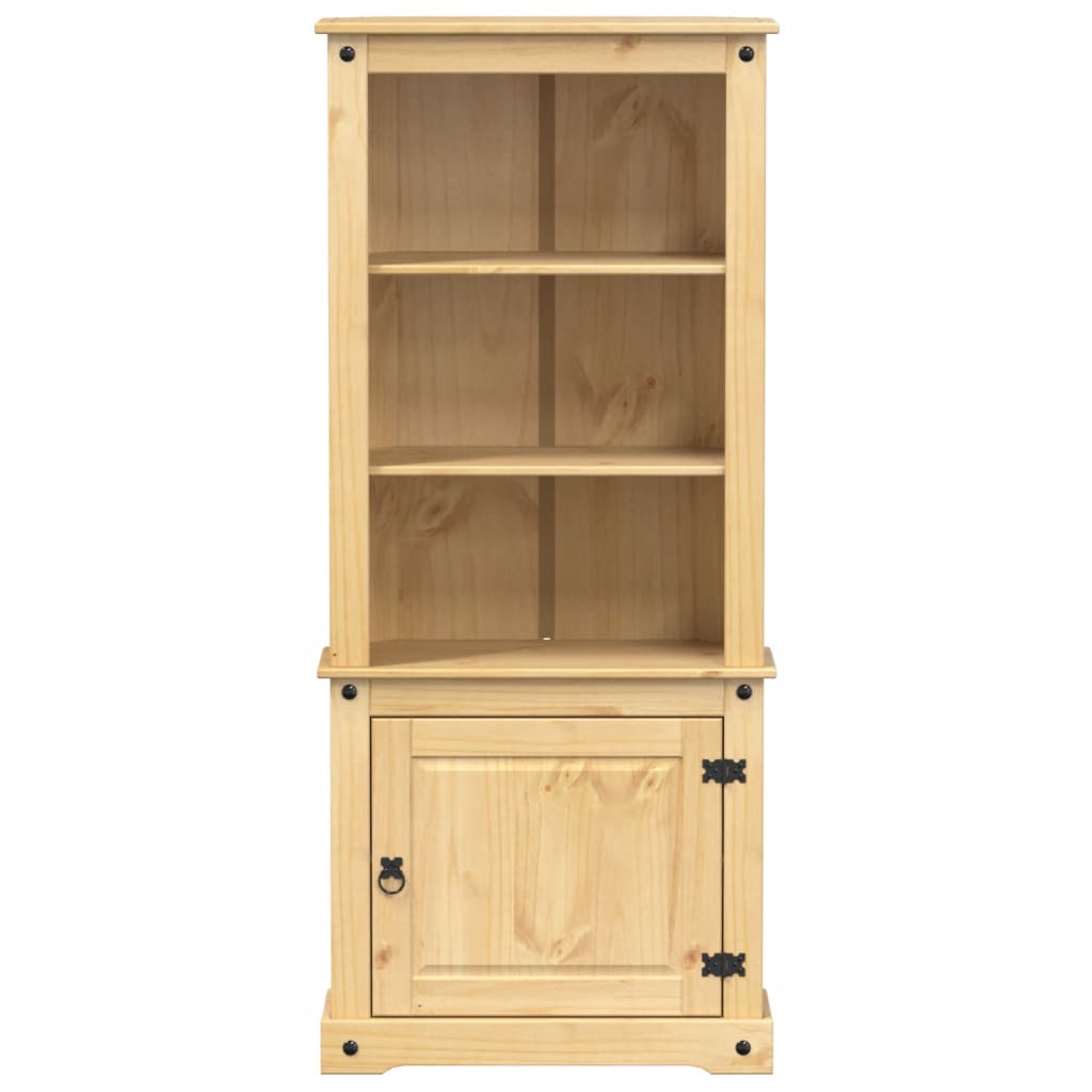 vidaXL Kredens Corona, 74x38x170 cm, lite drewno sosnowe