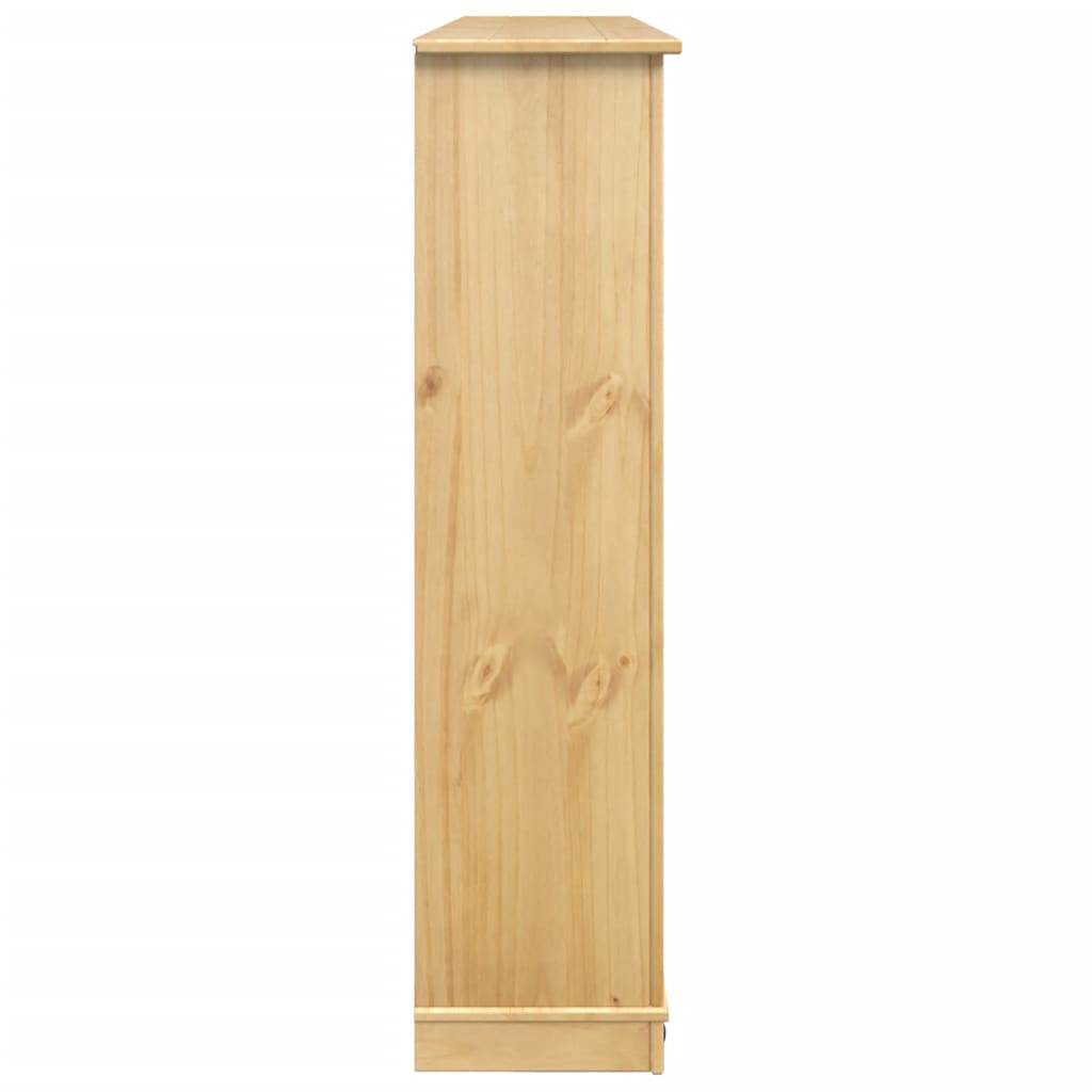 vidaXL Szafka na buty Corona, 99x32x124,5 cm, lite drewno sosnowe