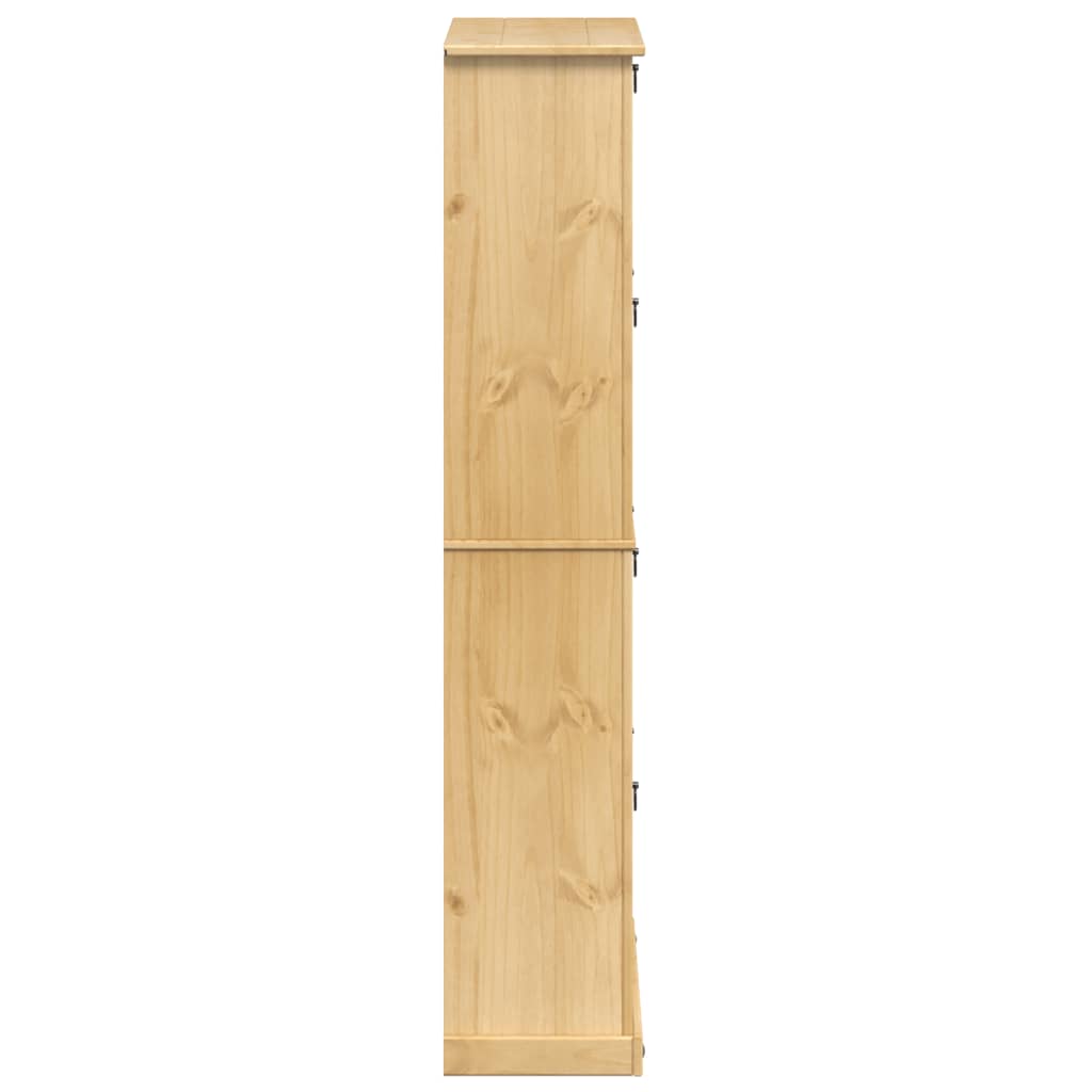 vidaXL Szafka na buty Corona, 99x32x163,5 cm, lite drewno sosnowe