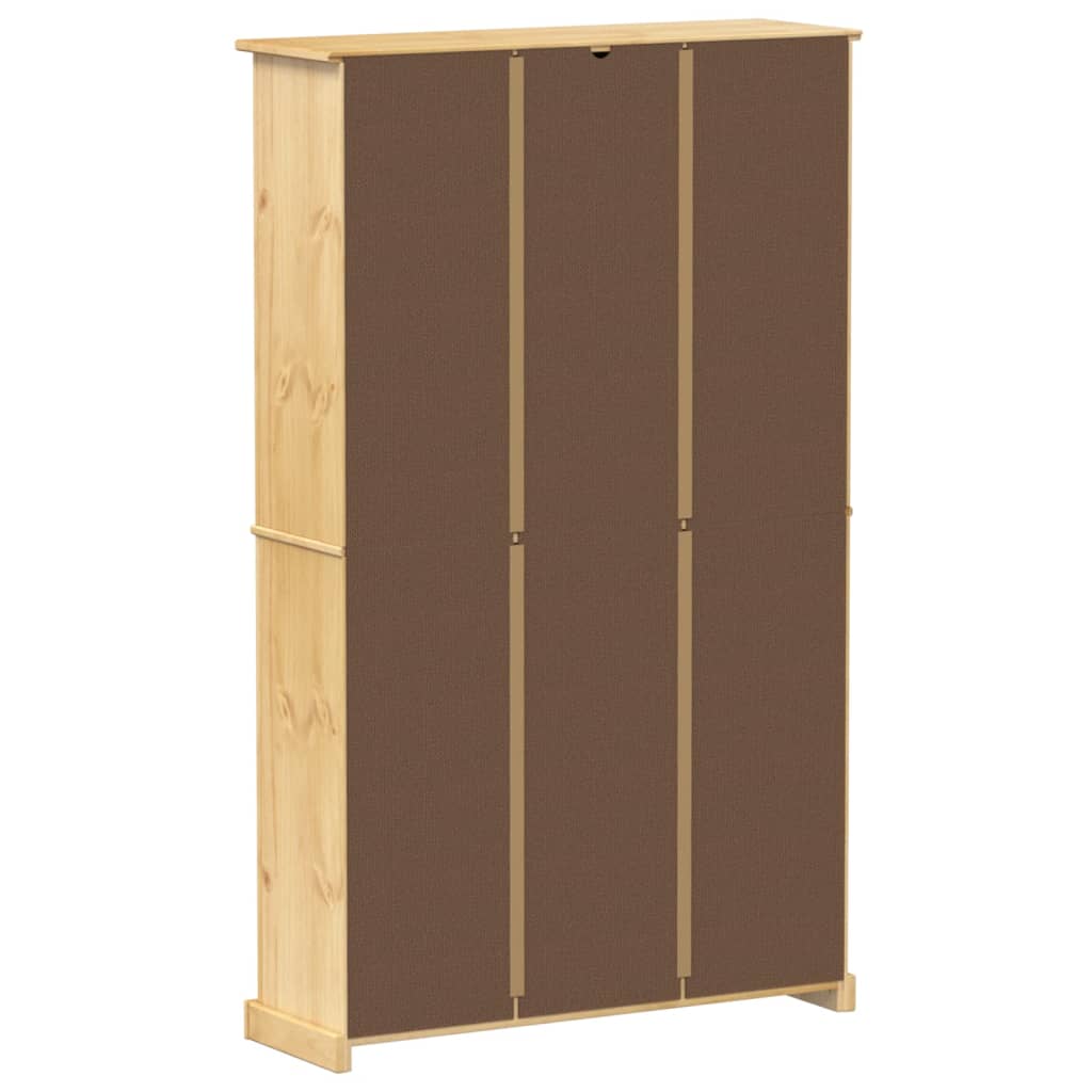vidaXL Szafka na buty Corona, 99x32x163,5 cm, lite drewno sosnowe