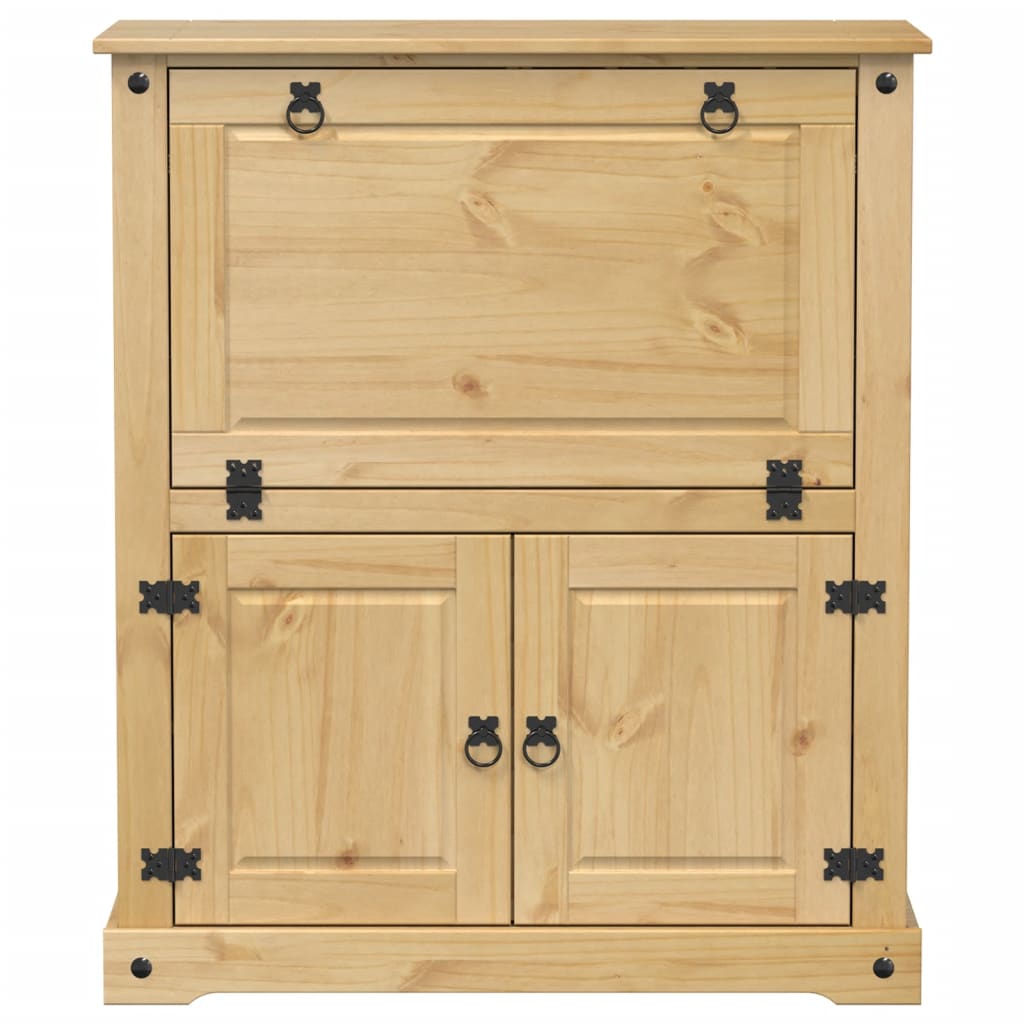 vidaXL Szafka na wino Corona, 97x45x114 cm, lite drewno sosnowe