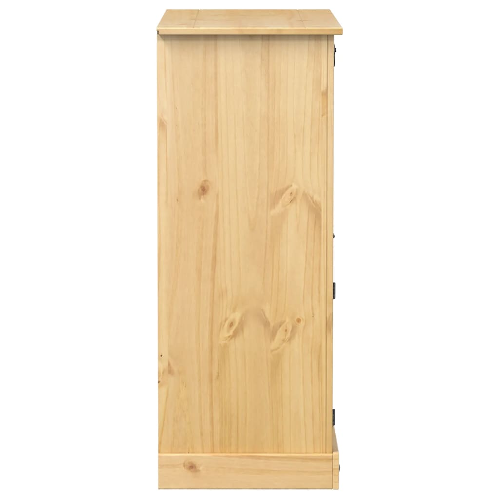 vidaXL Szafka na wino Corona, 97x45x114 cm, lite drewno sosnowe