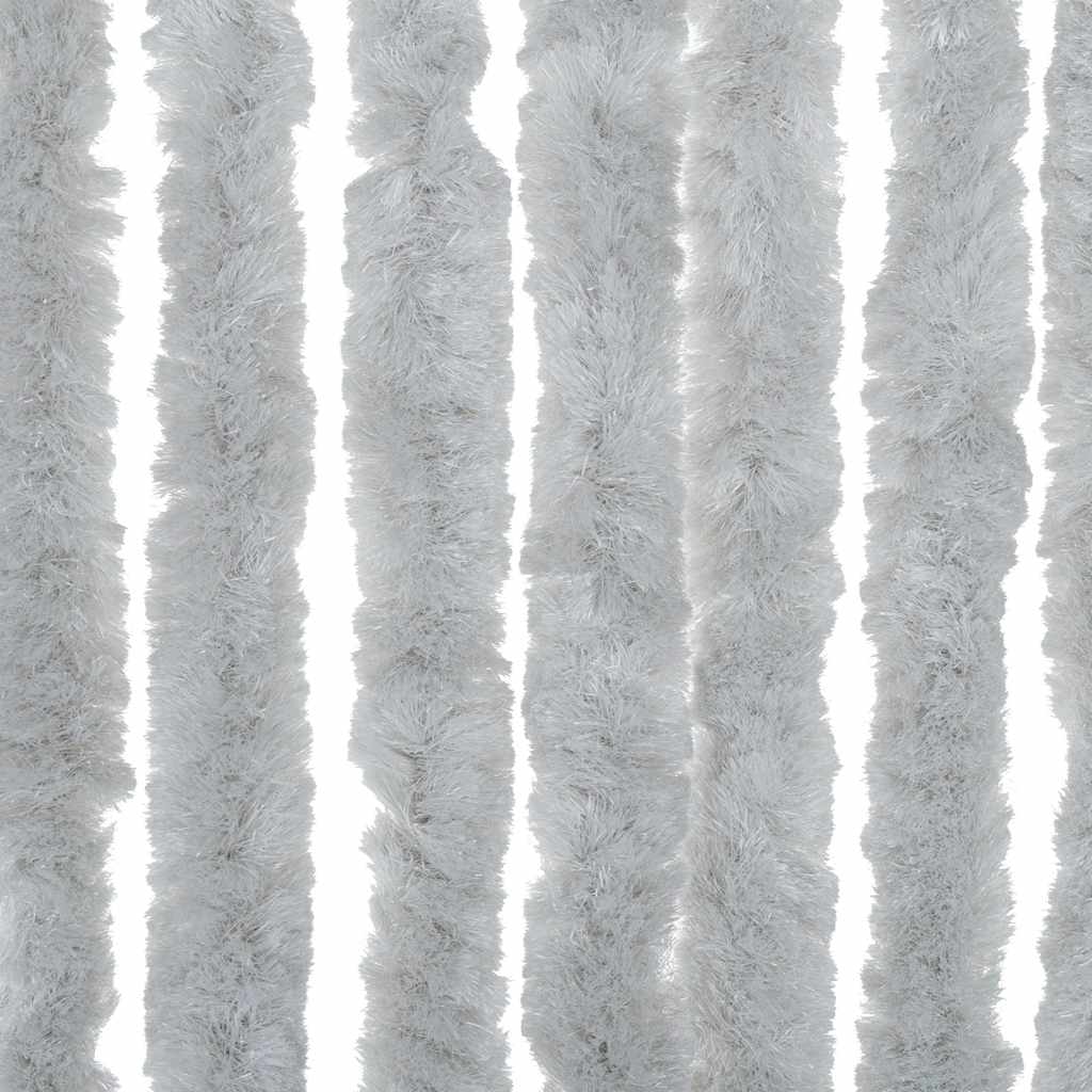 vidaXL Zasłona przeciwko owadom, szara, 56x185 cm, szenil