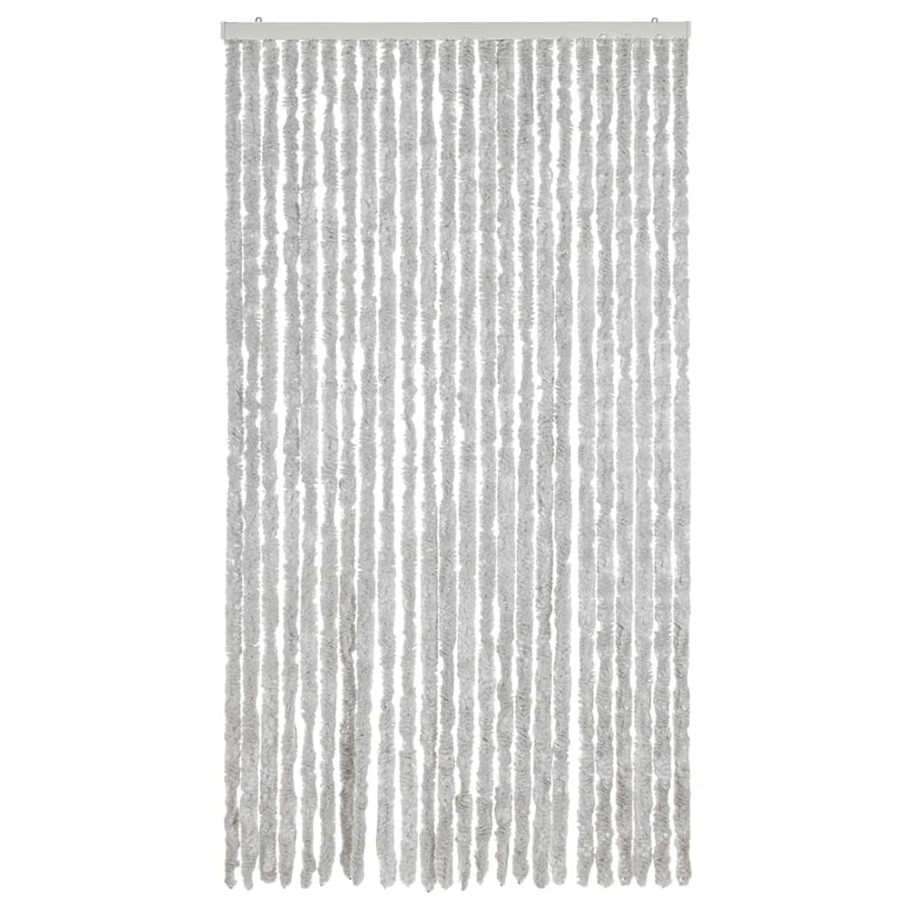 vidaXL Zasłona przeciwko owadom, szara, 100x230 cm, szenil