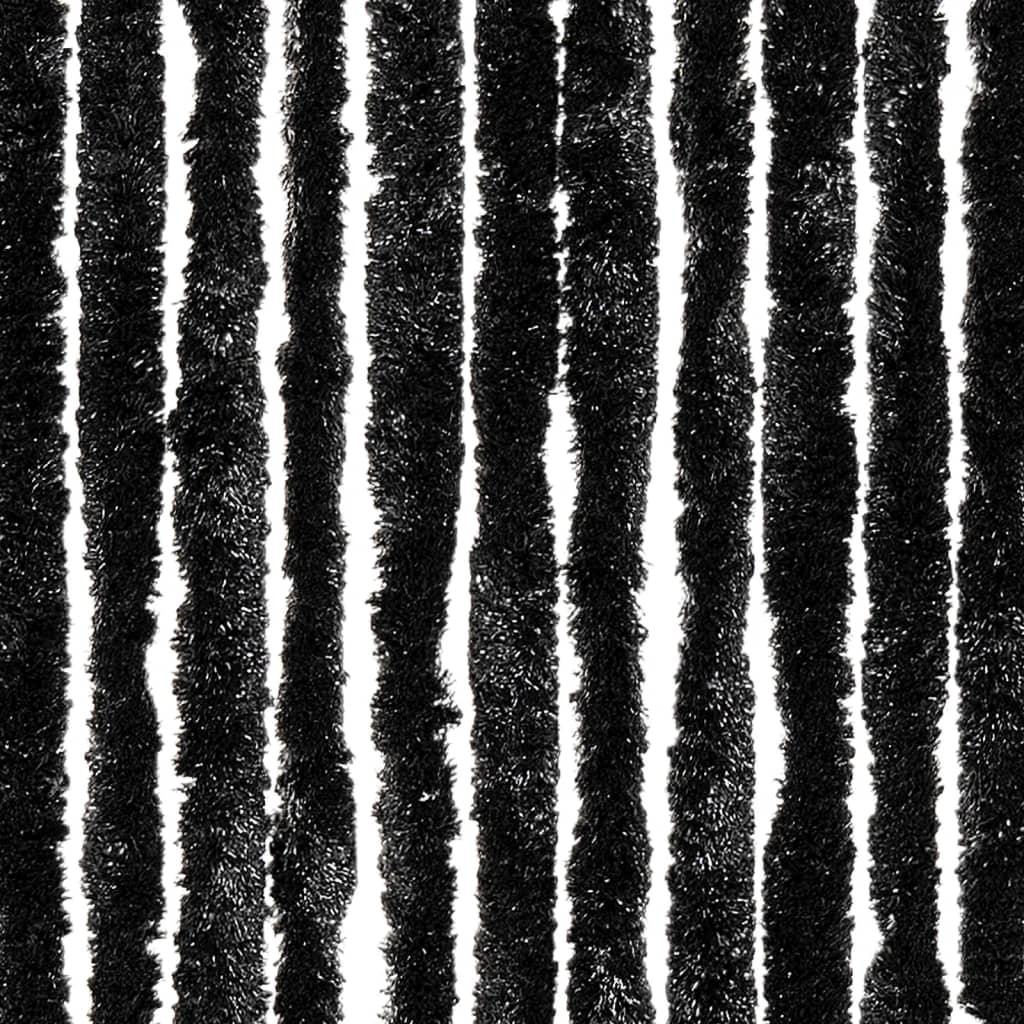 vidaXL Zasłona przeciwko owadom, antracytowa, 100x200 cm, szenil