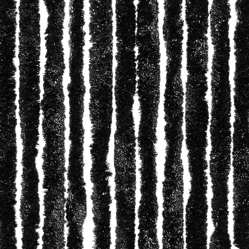 vidaXL Zasłona przeciwko owadom, antracytowa, 100x230 cm, szenil