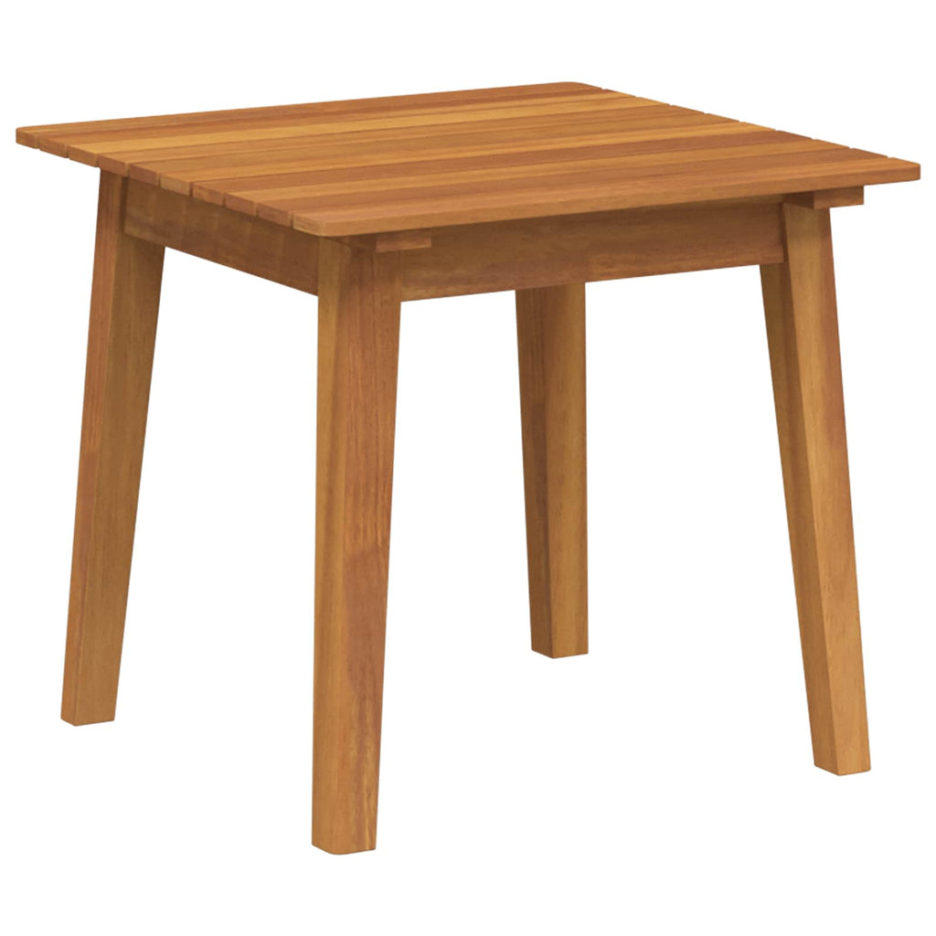vidaXL Stolik boczny brązowy 45 x 45 x 40 cm Lite Drewno Akacji