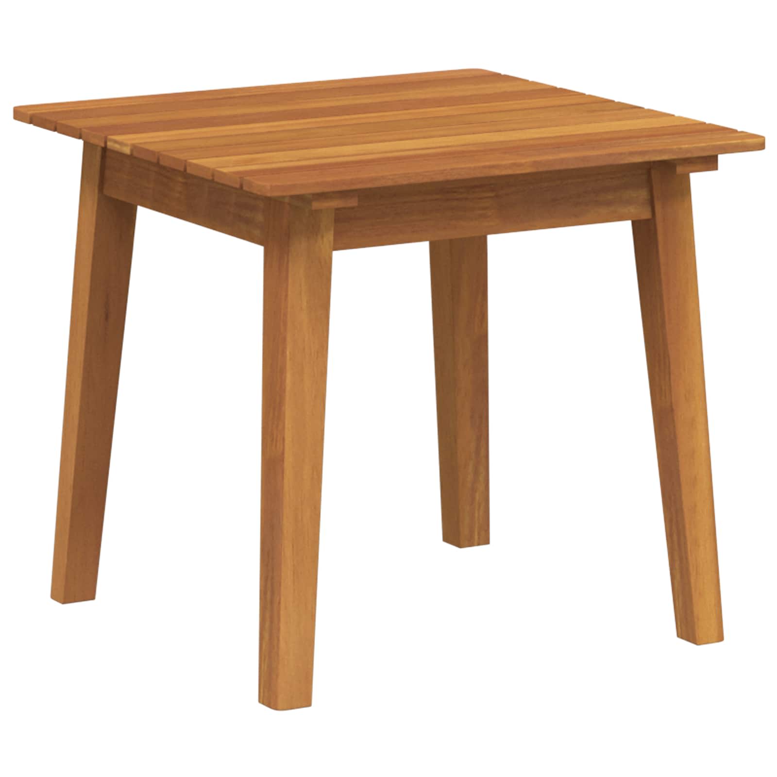 vidaXL Stolik boczny brązowy 45 x 45 x 40 cm Lite Drewno Akacji