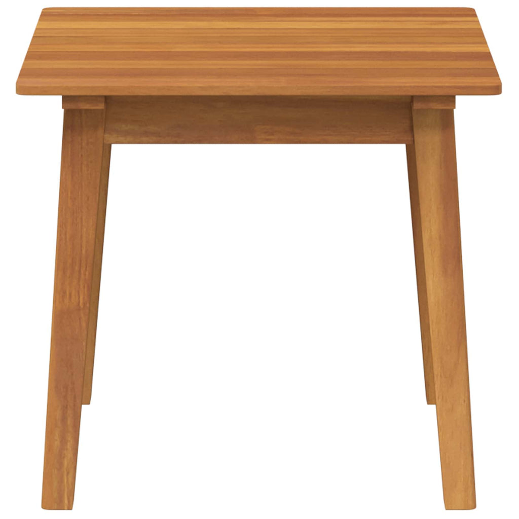 vidaXL Stolik boczny brązowy 45 x 45 x 40 cm Lite Drewno Akacji