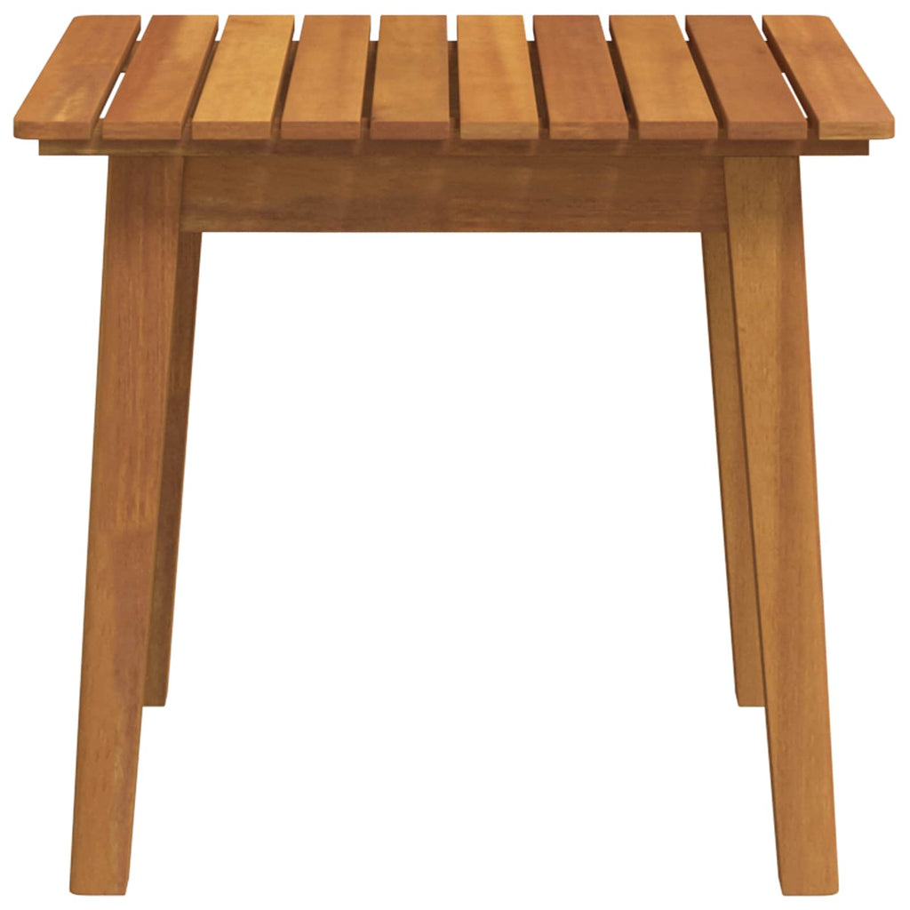 vidaXL Stolik boczny brązowy 45 x 45 x 40 cm Lite Drewno Akacji