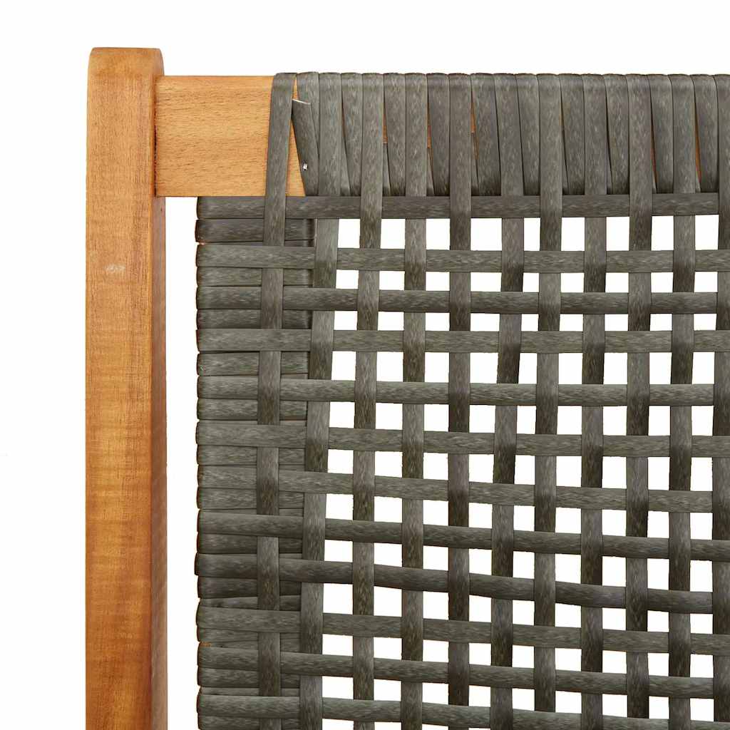 vidaXL Meble ogrodowe 2 pcs Szary 67 x 78 x 73 cm Lite Drewno Akacji