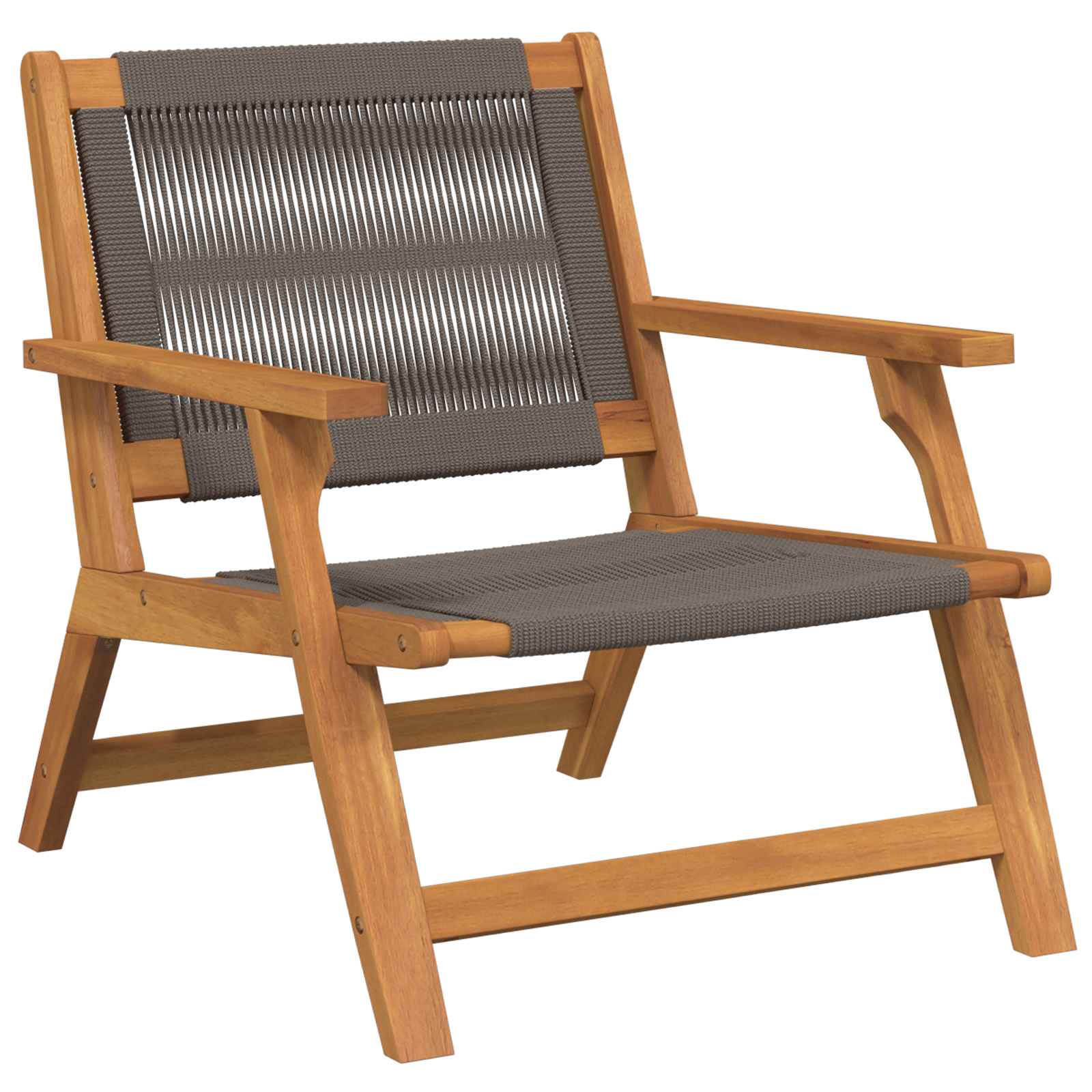 vidaXL Meble ogrodowe 2 pcs Szary 67 x 78 x 73 cm Lite Drewno Akacji