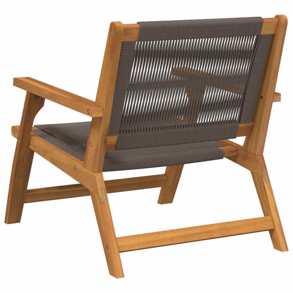 vidaXL Meble ogrodowe 2 pcs Szary 67 x 78 x 73 cm Lite Drewno Akacji