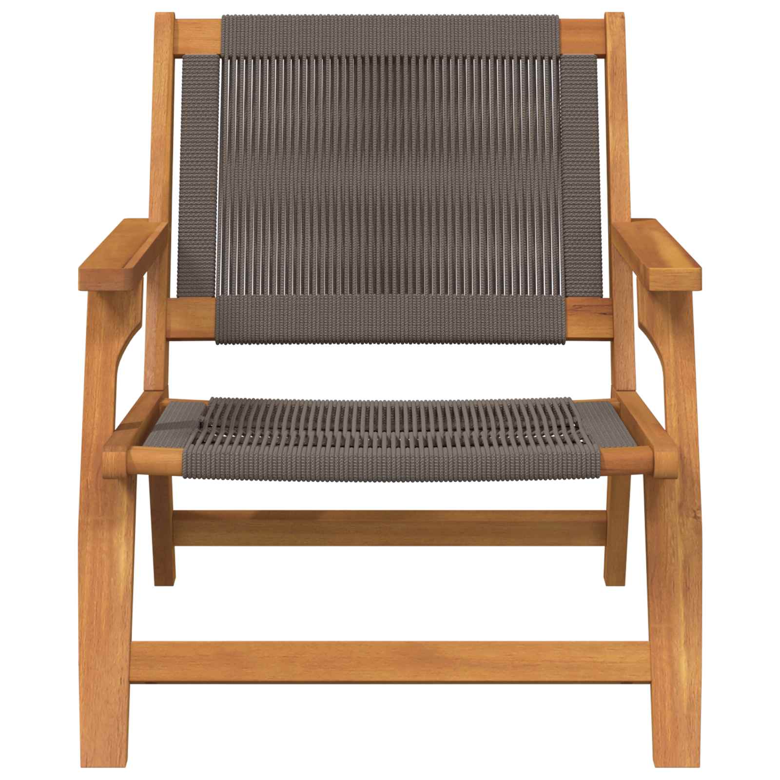 vidaXL Meble ogrodowe 2 pcs Szary 67 x 78 x 73 cm Lite Drewno Akacji