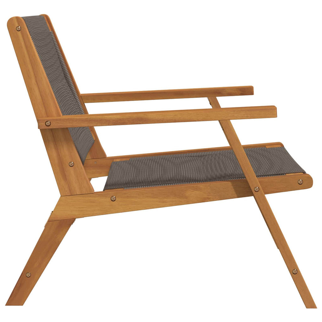 vidaXL Meble ogrodowe 2 pcs Szary 67 x 78 x 73 cm Lite Drewno Akacji