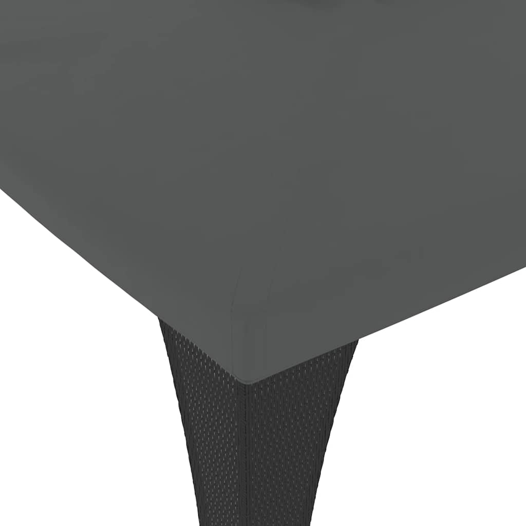 vidaXL Altana ogrodowa z podwójnym dachem, antracytowa, 3,98x2,98 m