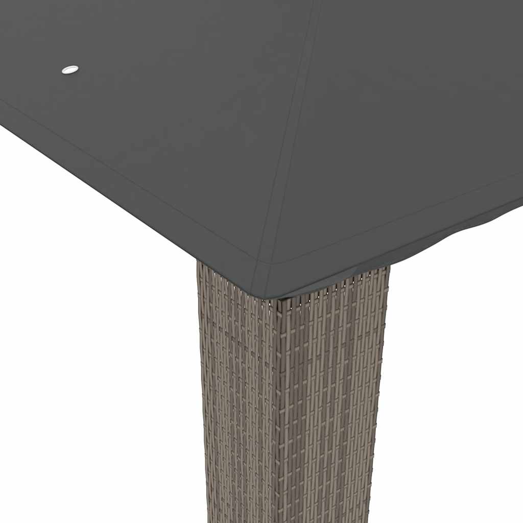 vidaXL Altana ogrodowa z podwójnym dachem, antracytowa, 2,94x2,94 m