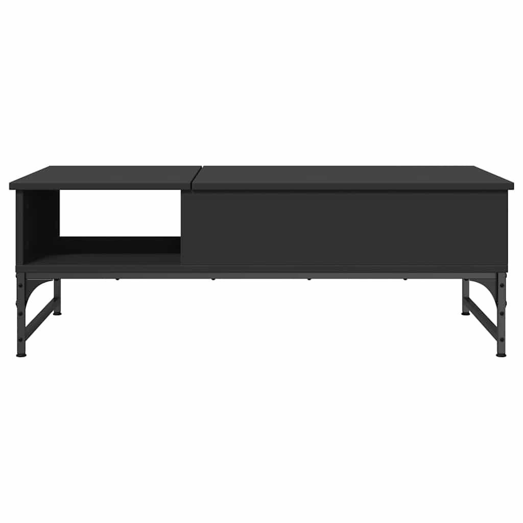 vidaXL Stolik kawowy, czarny, 100x50x35 cm, materiał drewnopochodny