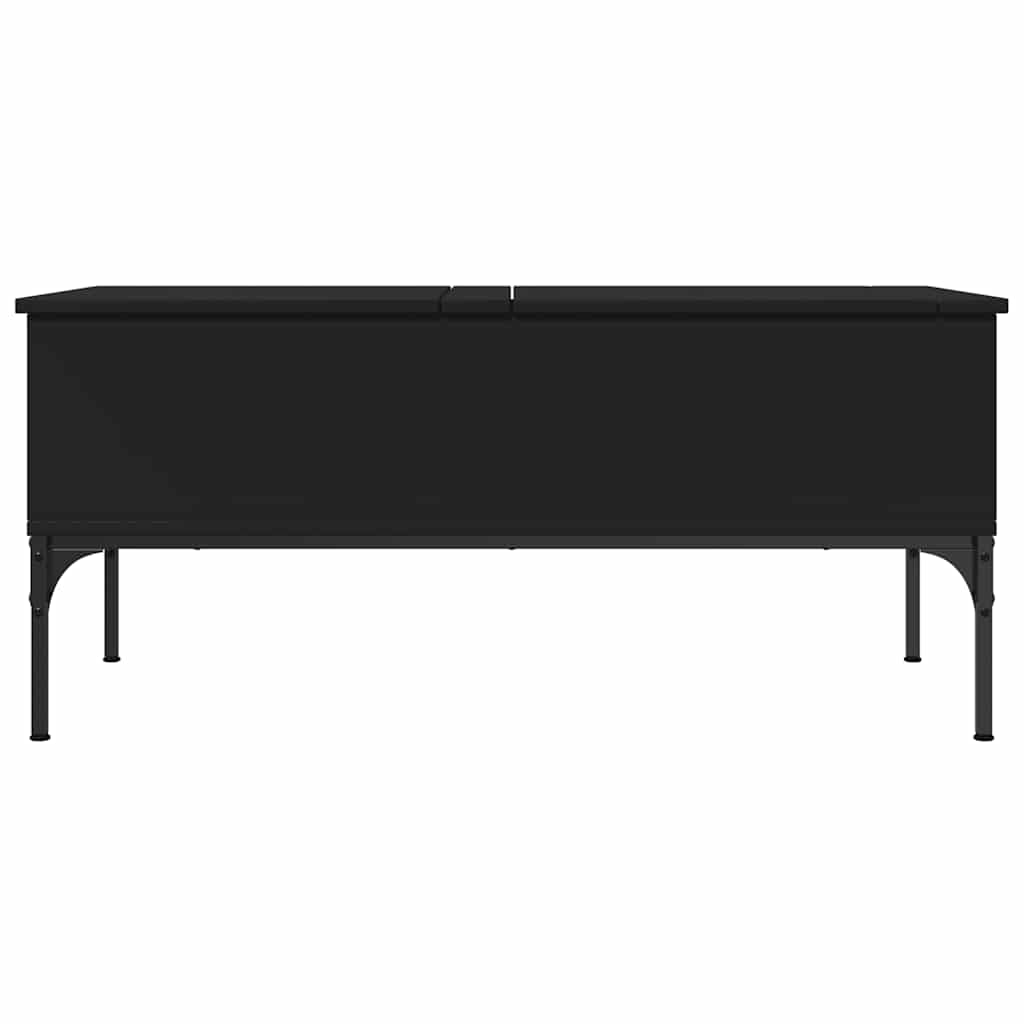 vidaXL Stolik kawowy, czarny 100x50x45 cm