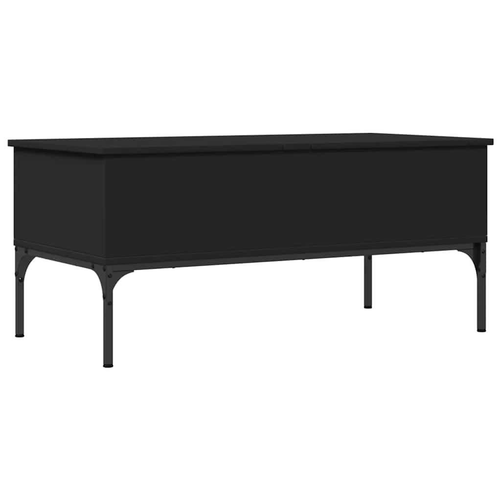 vidaXL Stolik kawowy, czarny 100x50x45 cm