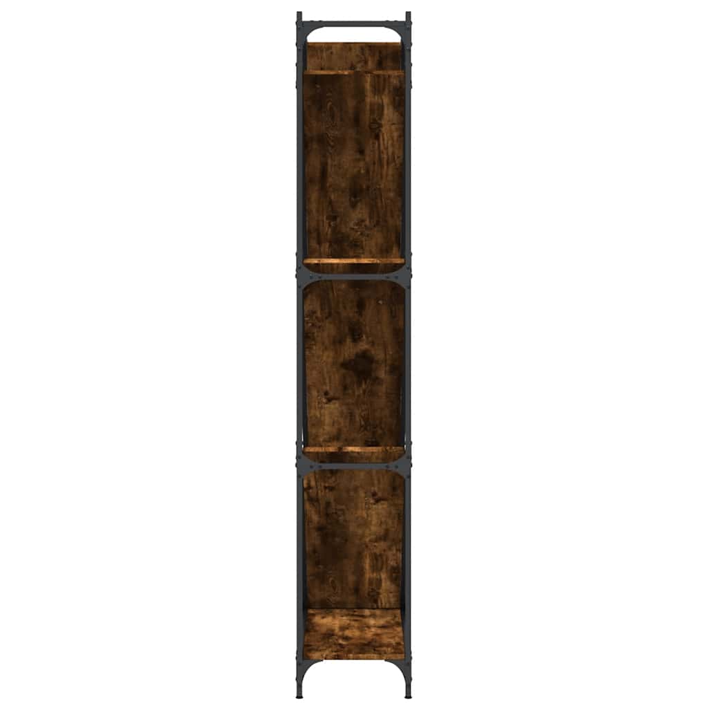 vidaXL Regał, przydymiony dąb, 79x30x180 cm, materiał drewnopochodny
