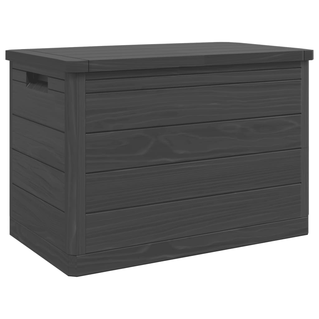 vidaXL Ogrodowa skrzynia na poduszki, antracytowa, 77,5x44,5x53 cm, PP